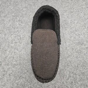 Isotoner Mens Slippers Gel Memory Foam Indoor Outdoor Moccasin Black MD 8-9